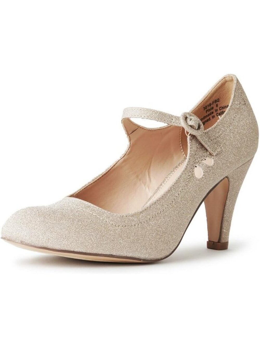 Cute Retro Mary Jane Shoes for Women - Low Kitten Heels, Ankle Strap, Vintage